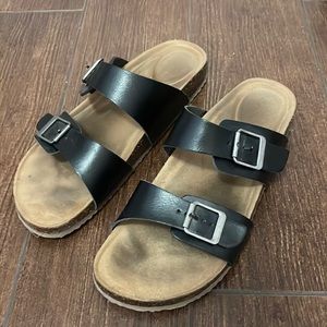 Like New Slip on Sandals